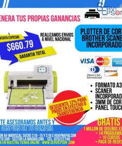 *PLOTTER DE CORTE BROTHER SCANER INCORPORADO*