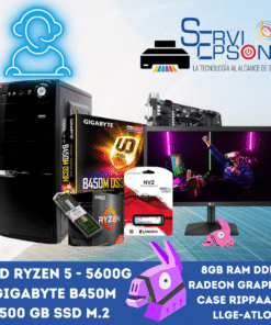 AMD RYZEN 5 - 5600G GIGABYTE B450M 500 GB SSD M.2