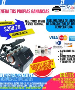 *SUBLIMADORA JARRO 30 OZ*