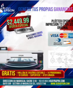 PLÓTTER EPSON DE IMPRESIÓN T3170X SISTEMA ORIGINAL